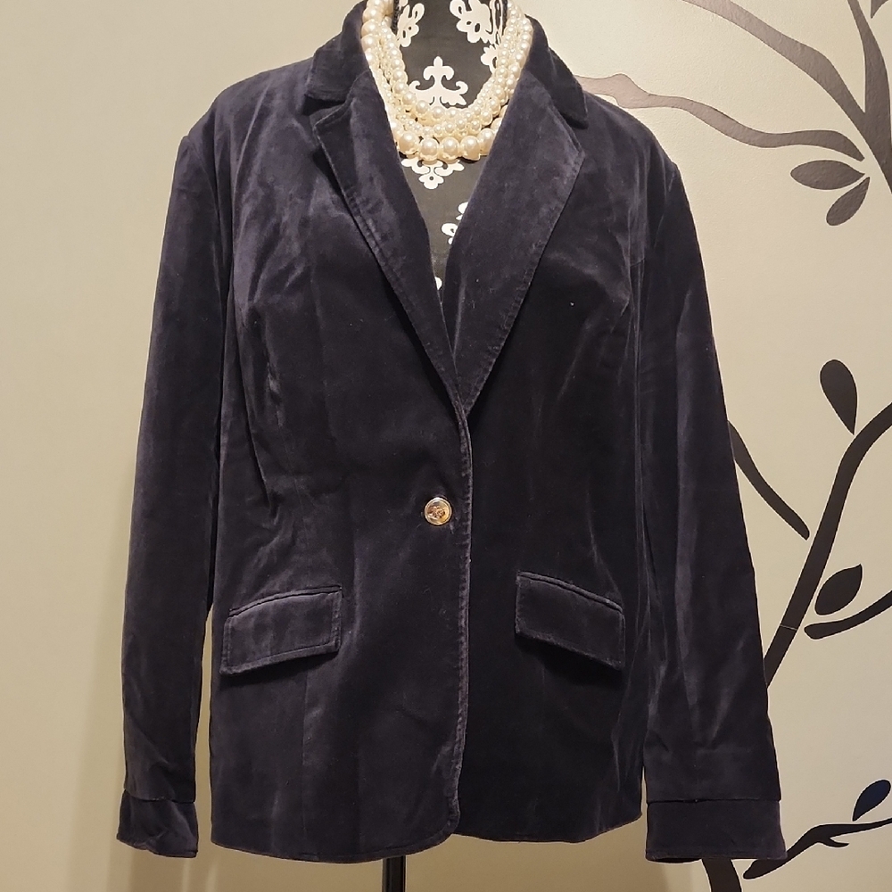 Velvet Blazer Plus Size 22W
